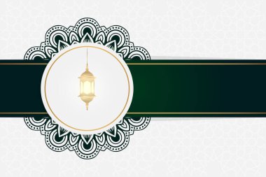 Vektör zarif ramazan, Kurban Bayramı, İslami arkaplan dekoratif tebrik kartı.