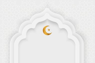 Vektör zarif ramazan, Kurban Bayramı, İslami arkaplan dekoratif tebrik kartı.