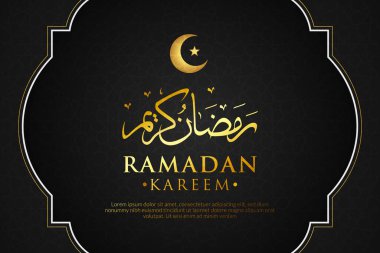 Vektör zarif ramazan, Kurban Bayramı, İslami arkaplan dekoratif tebrik kartı.