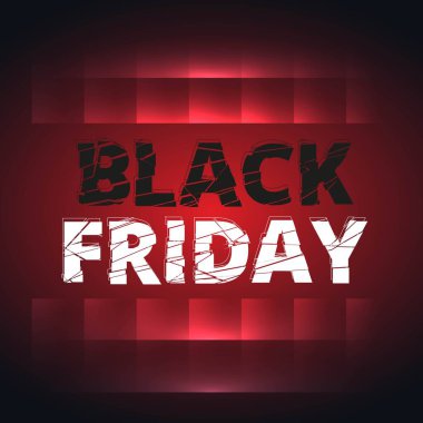 Kara Cuma indirimi ve pankart tasarımı