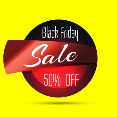 Kara Cuma indirimi ve pankart tasarımı