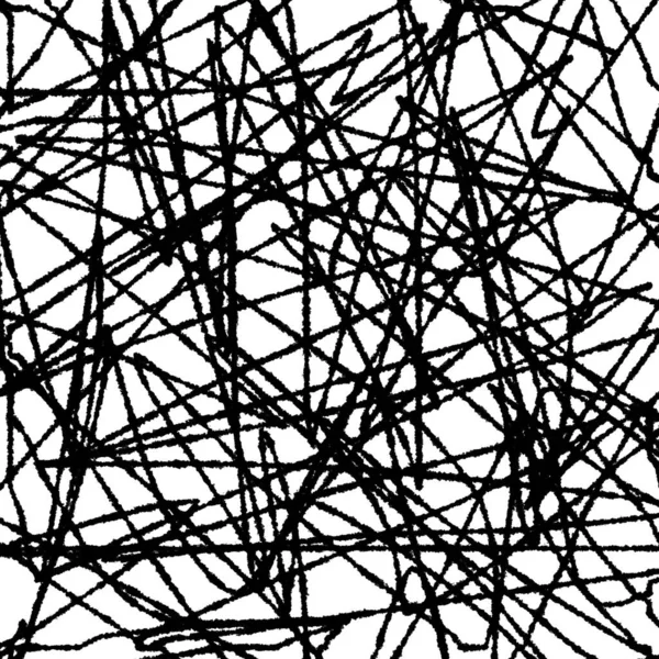 Seamless pattern with hand drawn lines. Black and white background
