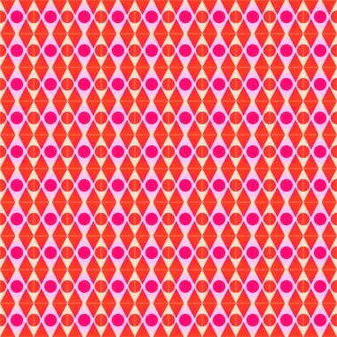 Dairesel ve noktalı kusursuz geometrik desen.