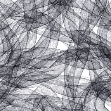 Siyah ve beyaz renkli çizgilerle soyut arkaplan