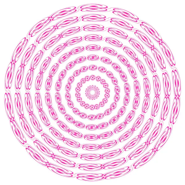 Pembe Şekillerin Eşmerkezli Sarmalı