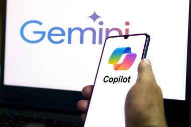 Google announced a new AI model called Gemini to compete with Copilot.Dhaka,Bangladesh- 02 March 2024. clipart