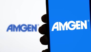 Dhaka, Bangladeş 21 Mayıs 2024: Amerikan biyofarmasötik şirketi Amgen Inc..