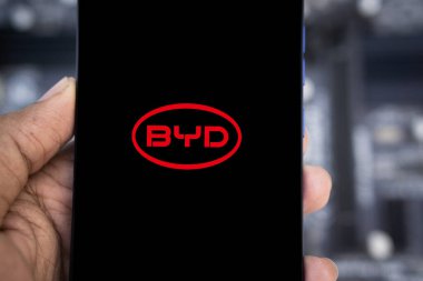 Dhaka, Bangladeş 28 Ocak 2025: Çinli otomobil üreticisi BYD Ltd..