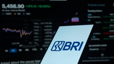 BRI veya Bank Rakyat Endonezya, BRI Finansal Hizmetler Dinamik Piyasa Veri-Dhaka, Bangladeş 10 Nisan 2025.