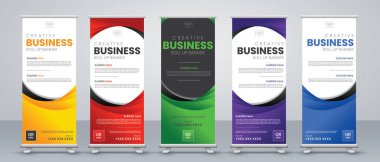 Banner Design seti. Sokak İşletmeleri için tabela Reklam Şablonu X pankartı, etkinlikler, sunumlar, yıllık etkinlikler, sergiler