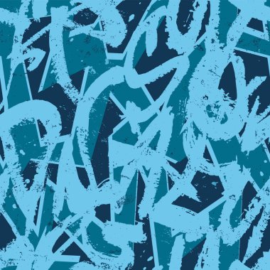 Soyut vektör, fırça darbeleriyle kusursuz desen. Broşür, poster, kart, baskı, tekstil, dergiler, spor giysileri için renkli bir geçmiş. Modern moda tasarımı.
