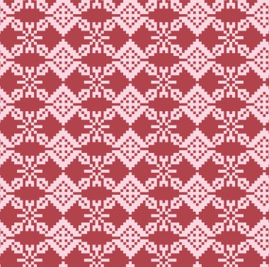 Kırmızı sorunsuz süsleme desen