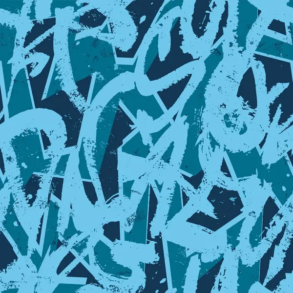 Soyut vektör, fırça darbeleriyle kusursuz desen. Broşür, poster, kart, baskı, tekstil, dergiler, spor giysileri için renkli bir geçmiş. Modern moda tasarımı.