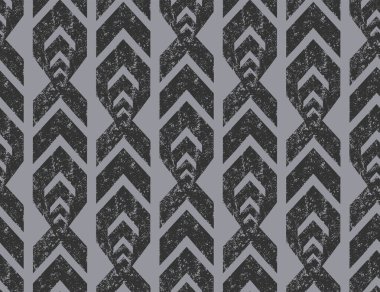 Düzensiz üçgenler ve oklar şeklinde soyut, dikişsiz geometrik desen. Geometrik tekrar izi, donmuş ayna gibi. Spor tekstili, moda kıyafetleri, ambalaj kağıtları için bitmeyen Grunge süsü.