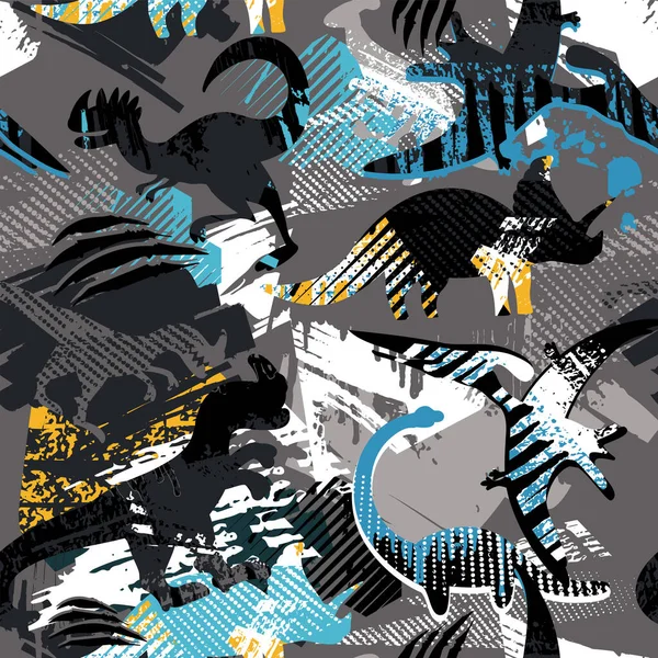 soyut arkaplan kompozisyonu, boya darbeleri ve sıçramalar, sanat esinlenilmiş, grungy