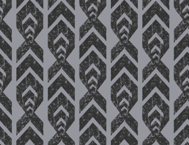 Düzensiz üçgenler ve oklar şeklinde soyut, dikişsiz geometrik desen. Geometrik tekrar izi, donmuş ayna gibi. Spor tekstili, moda kıyafetleri, ambalaj kağıtları için bitmeyen Grunge süsü.