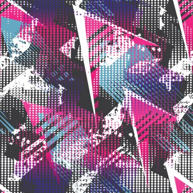 soyut arkaplan kompozisyonu, boya darbeleri ve sıçramalar, sanat esinlenilmiş, grungy