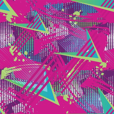 soyut arkaplan kompozisyonu, boya darbeleri ve sıçramalar, sanat esinlenilmiş, grungy