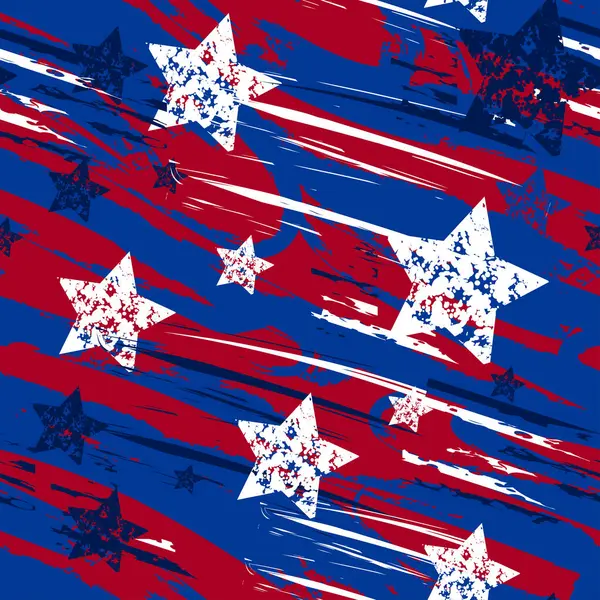 Tehlike, Amerikan bayrağını kusursuz şekilde boyamış. Grunge arka planında Amerikan bayrağı renklerinde yıldızlar ve çizgiler var. 4 Temmuz Bağımsızlık Günü