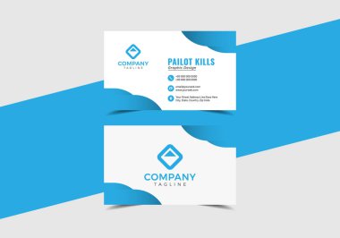 Soyut kartvizit şablonu. Modern vektör tasarımı