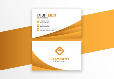 Soyut kartvizit şablonu. Modern vektör tasarımı 