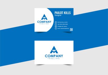 Soyut kartvizit şablonu. Modern vektör tasarımı