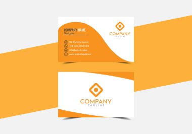 Soyut kartvizit şablonu Modern vektör tasarımı