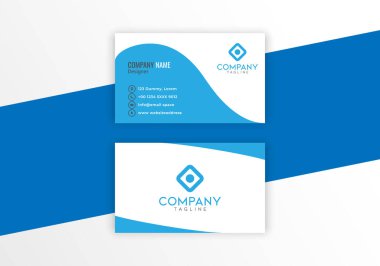 Soyut kartvizit şablonu Modern vektör tasarımı