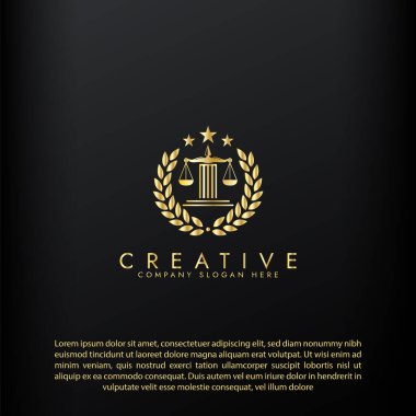 Hukuk logosu adalet hukuk firması logosunun logosunu belirler. 