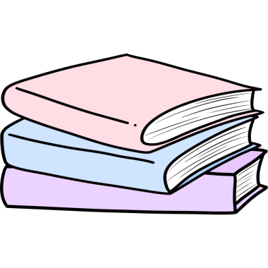 Eski moda pastel kitaplar hippi çizgi film karikatürlerine tırmanıyor okul malzemelerinin resimlerini çiziyor.