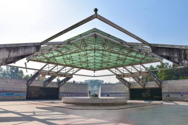 Bangladeş 'teki Dhaka şehrindeki ulusal anıtın anıtı.