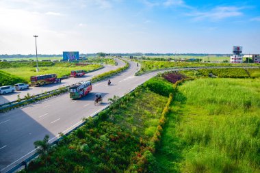 Dhaka mawa Bhanga Otoyolu. Bangladeş 'te yeni yol ve otoyol.