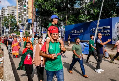 Bangladesh quota reform movement and an anti-government pro-democracy protest in Bangladesh. People celebrate the resignation of Prime Minister Sheikh Hasina. clipart