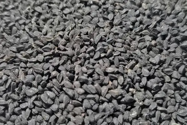 Black cumin seeds background texture