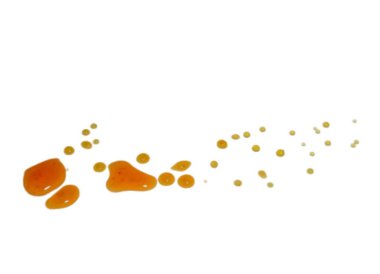 Beyaz arkaplanda izole edilmiş bal