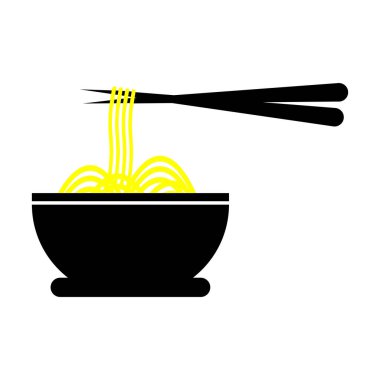 Vektör simgesi şehriye, sembolü illüstrasyon