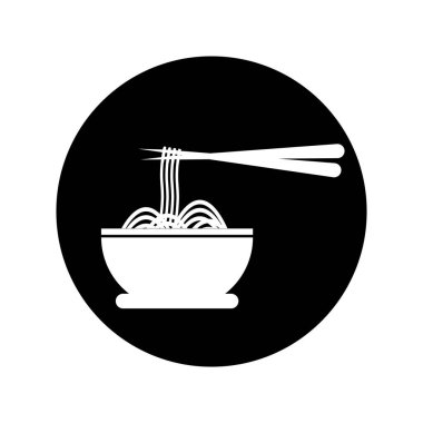 Vektör simgesi şehriye, sembolü illüstrasyon