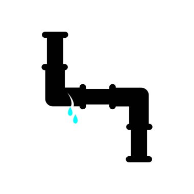 sızıntı boru vektör resimleme