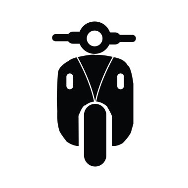 motosiklet ikonu vektör illüstrasyon sembolü tasarımı