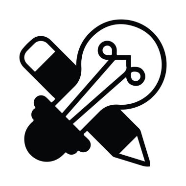 logo simgesi kalem vektörleri illüstrasyon sembolü tasarımı