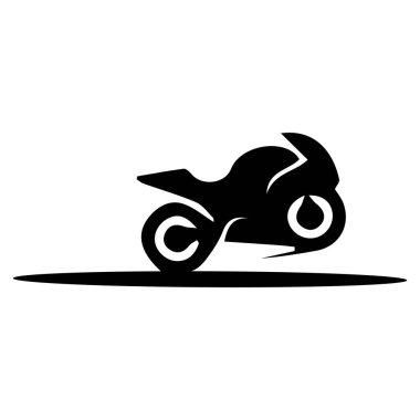 motosiklet simgesi vektörleri illüstrasyonu