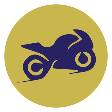 motosiklet simgesi vektörleri illüstrasyonu
