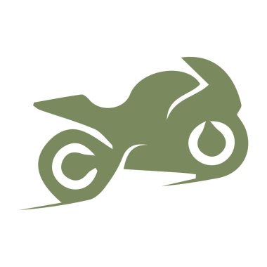 motosiklet simgesi vektörleri illüstrasyonu