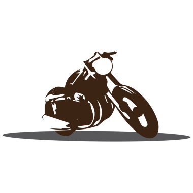 motosiklet simgesi vektörleri illüstrasyonu