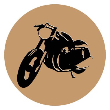 motosiklet simgesi vektörleri illüstrasyonu