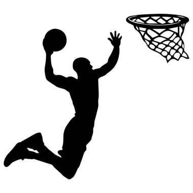 Basketbol oynayan bir kişinin simgesi