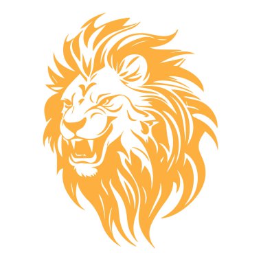 aslan hayvan simgesi çizimi