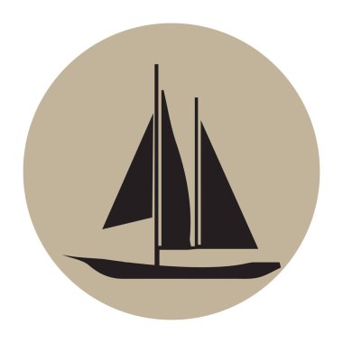 tekne simgesi vektörleri illüstrasyon sembolü tasarımı