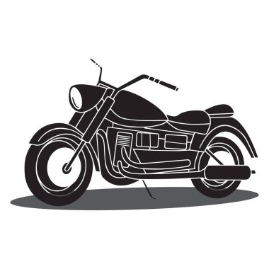 motosiklet biniciliği ikon vektörleri çizimi