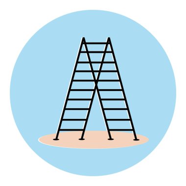 merdiven simgesi vektör illüstrasyon tasarımı